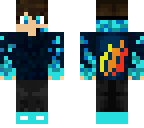 green blue fire boy