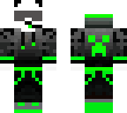 green gamer panda