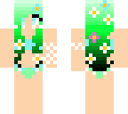 green mermaid