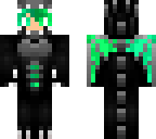 green neon dragon boy