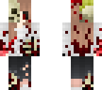 half skeleton girl