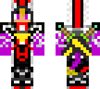 mistycal red warrior boy