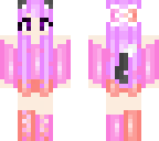 pink cat girl