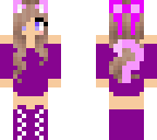 pink cat girl