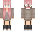 pink hair girl
