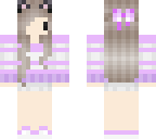 purple chibi cat