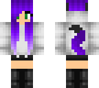 purple wolf girl