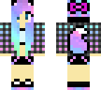 rainbow dj wolf girl