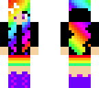 rainbow gamer girl