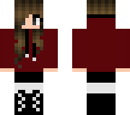 red hoodie girl