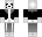 sans in a lab coat