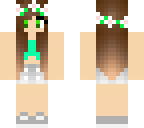 summer brunette skin