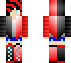 black and red girl