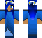 blue girl