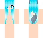 blue wolf girl base