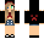 creeper hoodie girl skin
