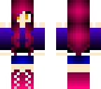 cute pink haired girl