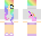 edit of unicorn gamer girl