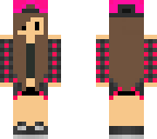 flannel cardigan girl with backwards hat