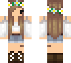 flower crown chibi