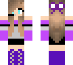 gamer girl purple
