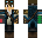 hardened adventuerer with a robot hand
