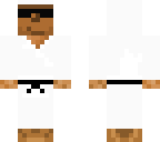 karate black belt man