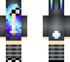 nerd galaxy bunny girl