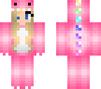 pink  blonde dino