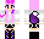 pink and purple fox girl