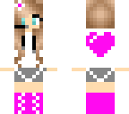 Pink Gamer Girl | Minecraft Skin