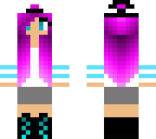 pink haired girl