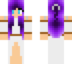 purple haired girl