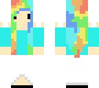 rainbow chibi girl