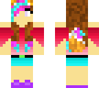 rainbow fox girl