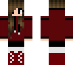 red hoodie girl
