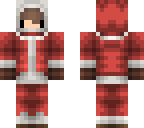 red snowsuit