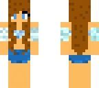 swimsuit princess blue