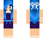 blue dress