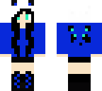 blue girl