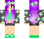 colored flower girl