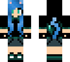 ender kitty blue hair neko