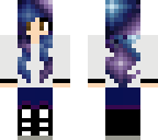 galaxy girl with headphones