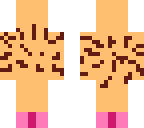 hairy man with pink boots