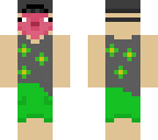 junge mit schweine maske