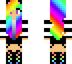 rainbow cat girl