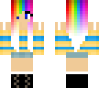 rainbow sweater girl