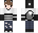 seto as a boy with a tail