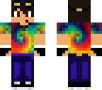 tye dyed teenager