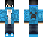 black haired blue boy